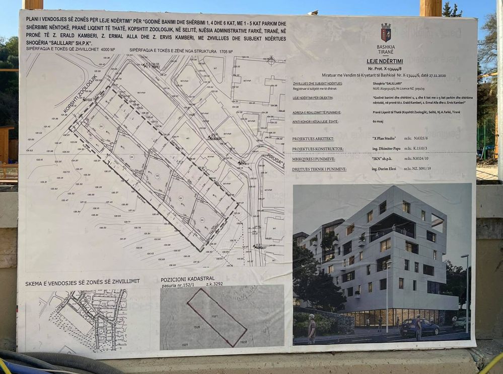 Godine banimi dhe sherbimi 1, 4 dhe 6 kat me 1-5 kat parkim dhe sherbime nentoke, Kopshti Zoologjik
